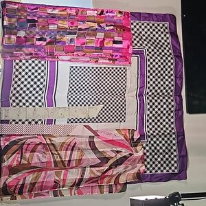 Scarf Set 4- 5 Various Colors, Styles, and Sizes of Beautiful Scarves